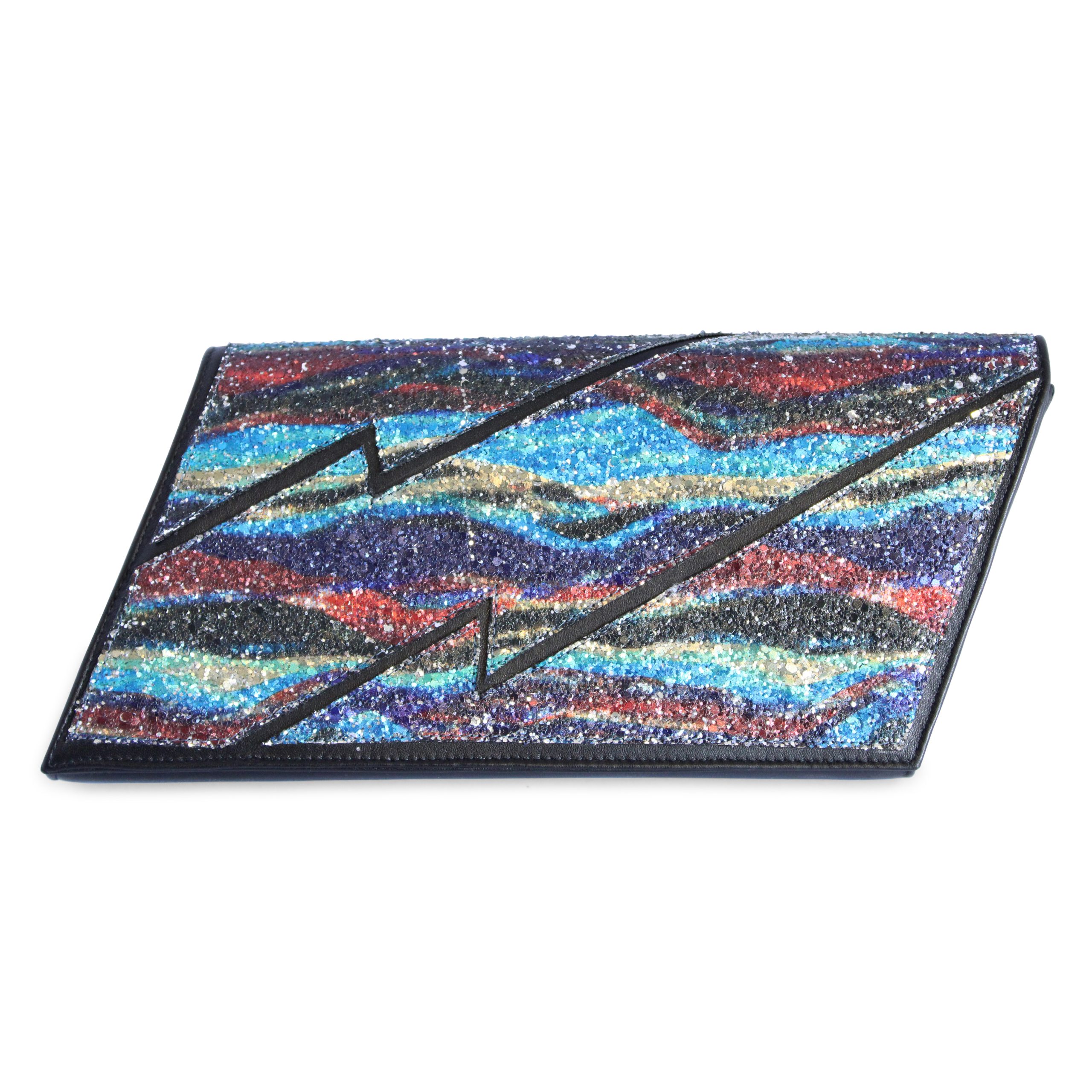 Terry de Havilland Clutch Bag Black Non Stop Disco