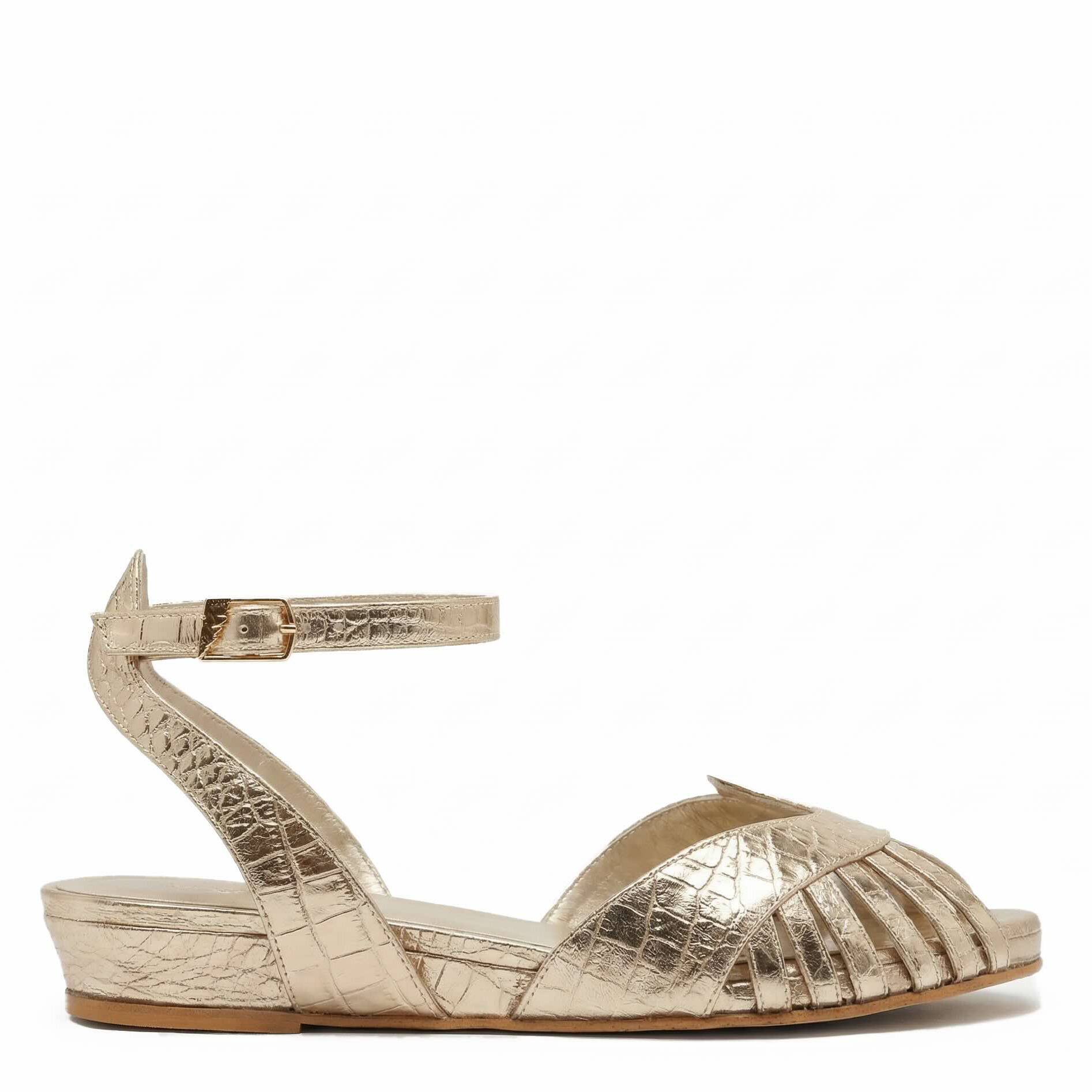 Margaux Kitty Gold Sandals