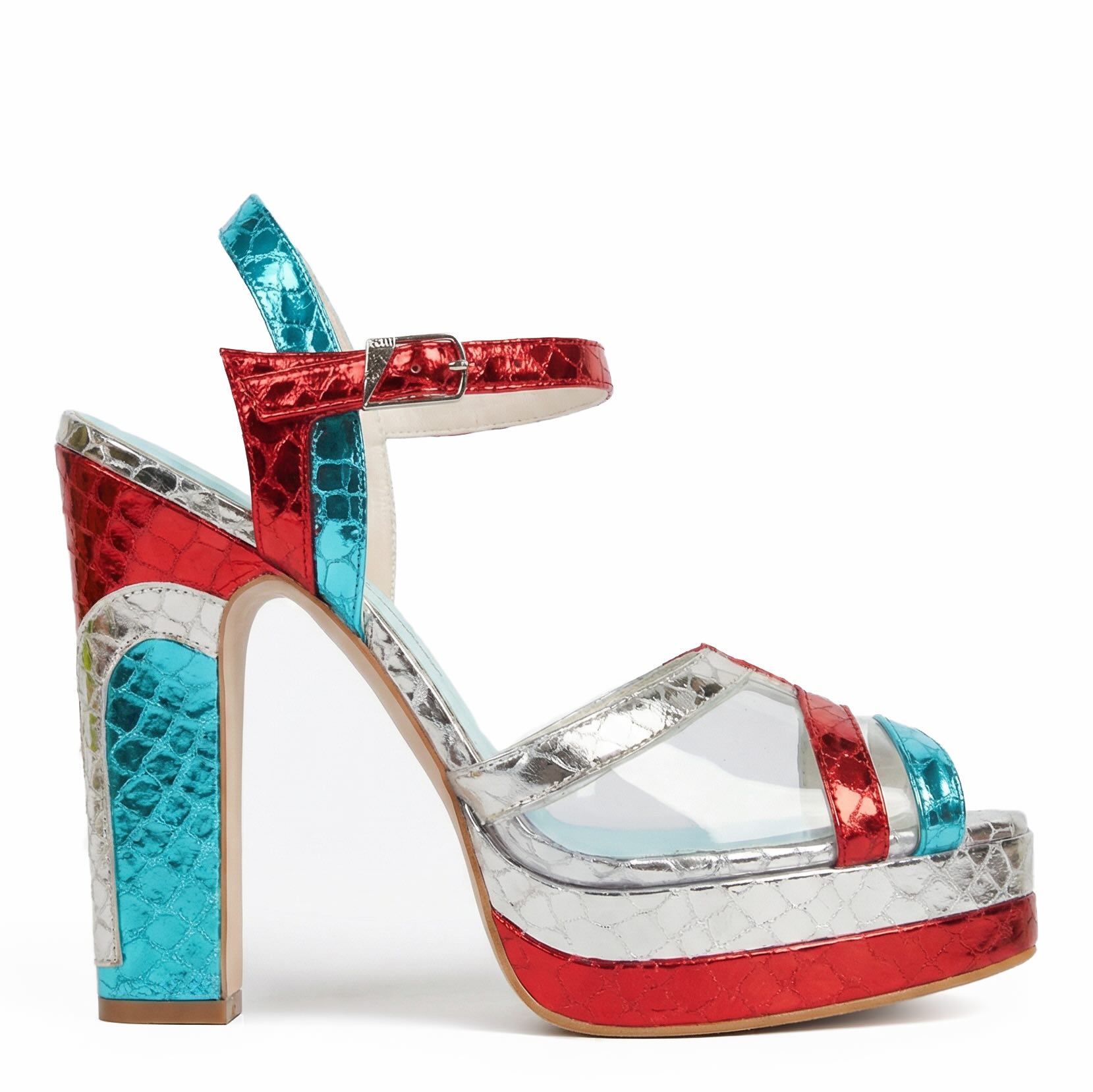 Deco New York Platform Block Heel