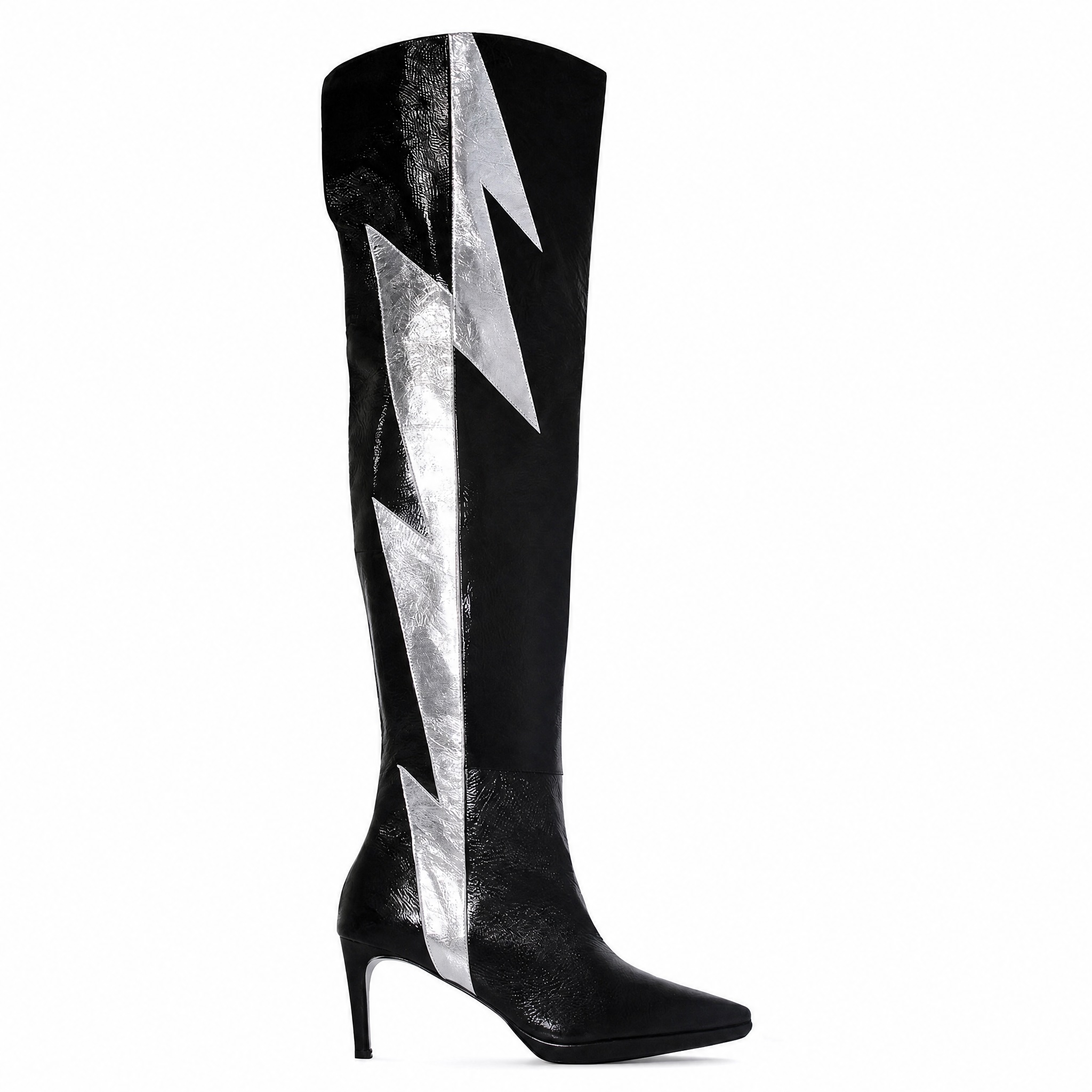 Alex Black Silver Boots